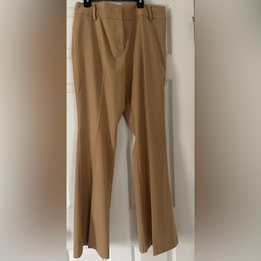 Worthington Retro Flare Tan Dress Pants